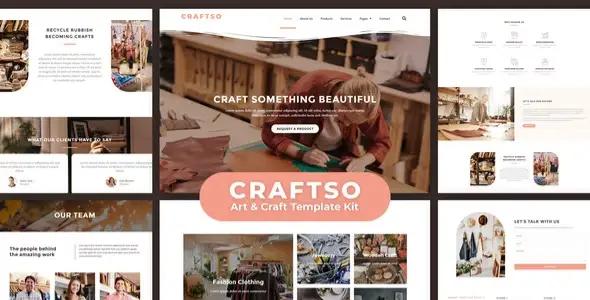 Craftso – Crafting Elementor Template Kit