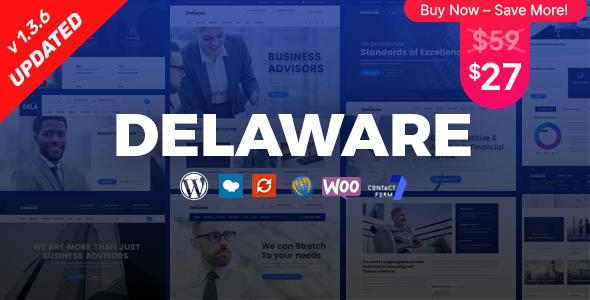 Delaware – Consulting and Finance WordPress Theme