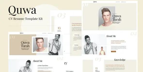 Quwa – CV Resume Template Kit